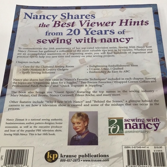 Sewing with Nancy’s Favorite Hints - Picture 2 of 5